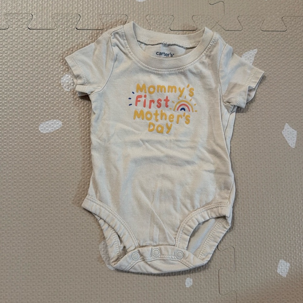 Mommy’s first Mother’s Day baby onesie - newborn/0 months - Carters
